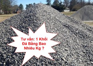 1 khối đá bằng bao nhiêu kg